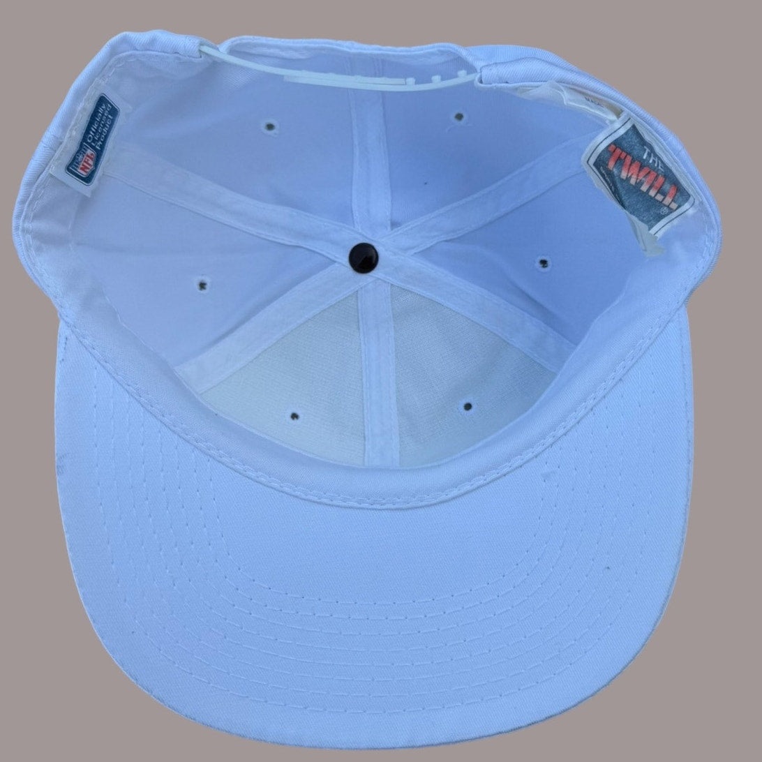Vintage San Diego Trader Jack Snapback Hat White Twill Cap