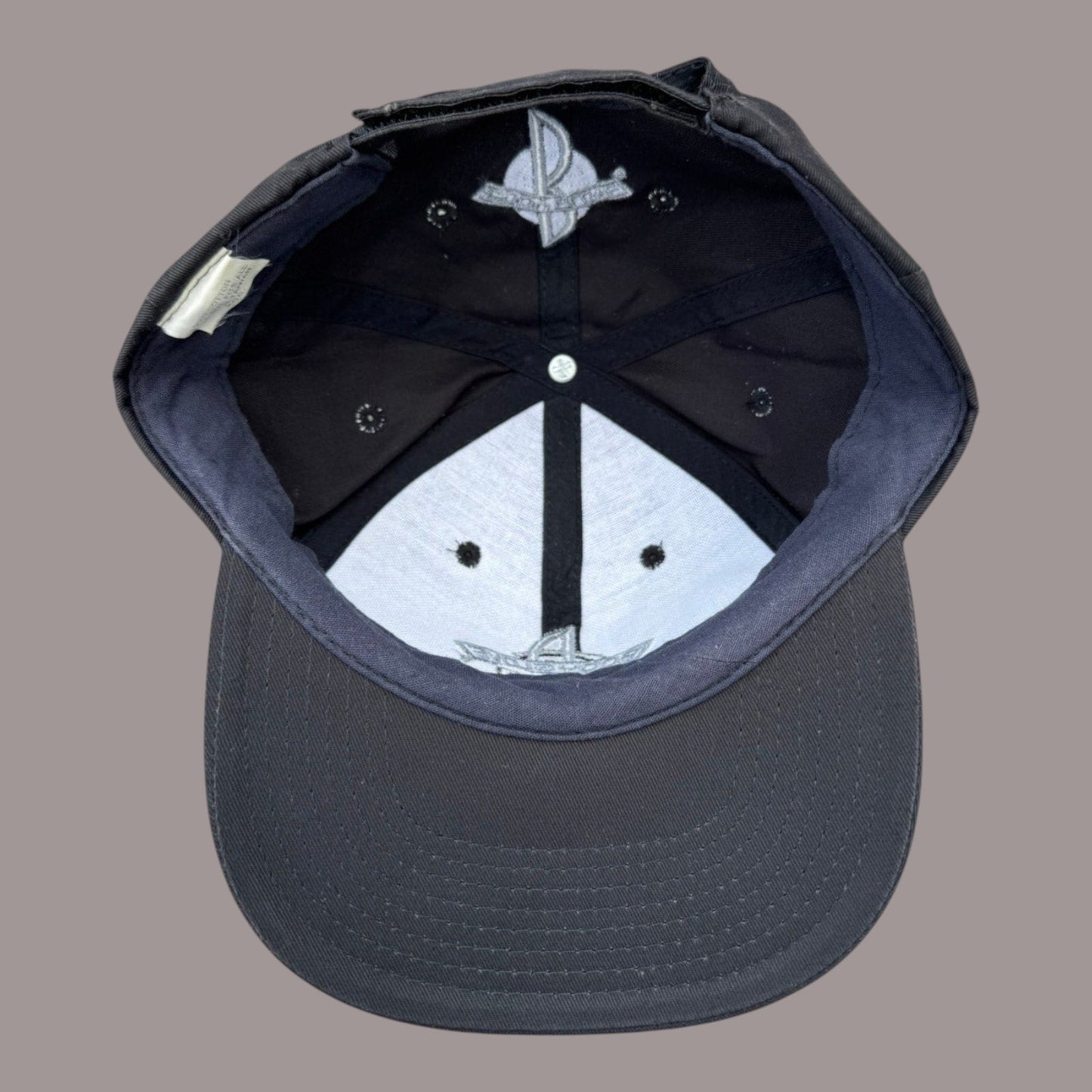 Vintage Body Glove Strapback Hat Black Embroidered Logo Cap