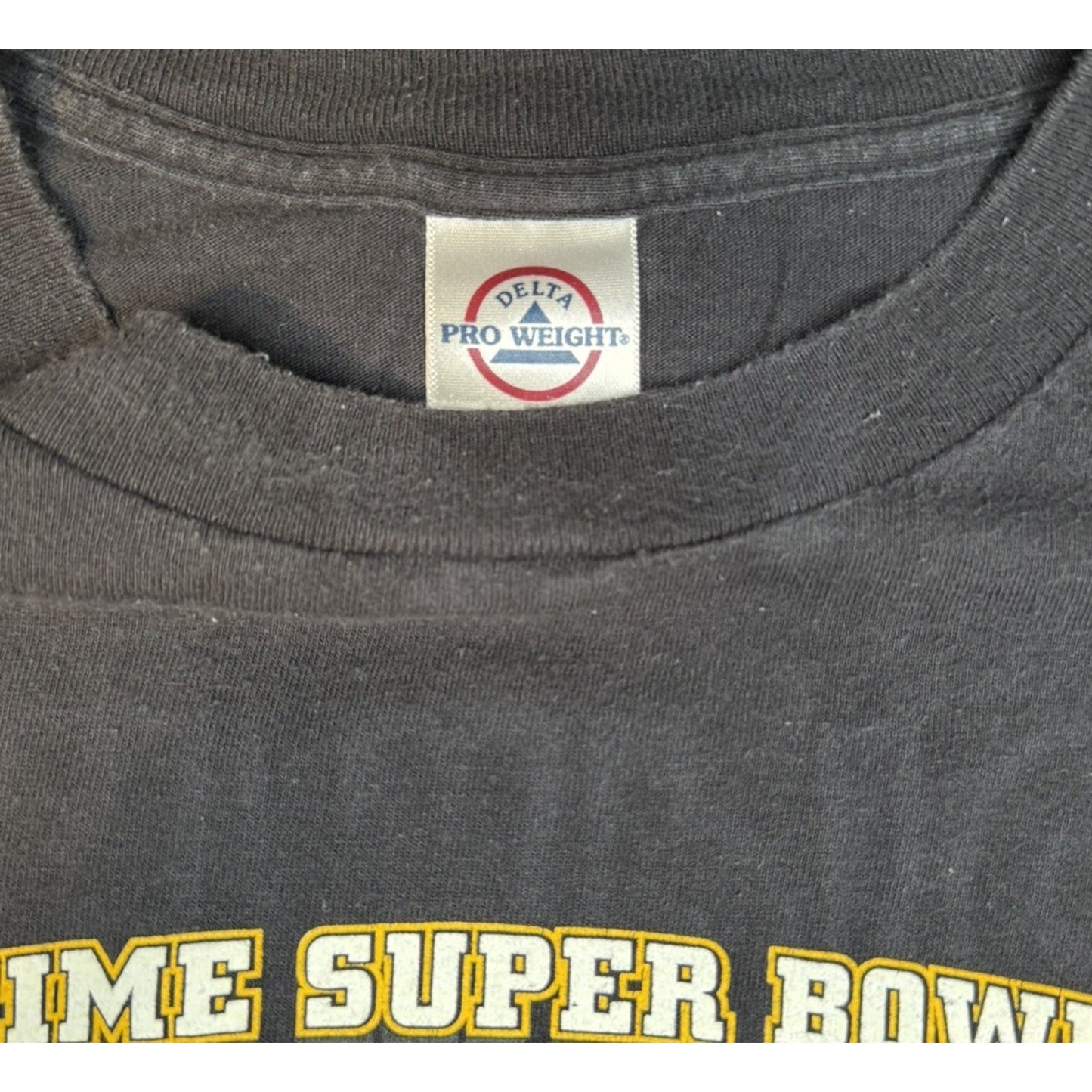 Pittsburgh Steelers SuperBowlChampions TShirt NFL Black Delta Pro Weight Mens XL