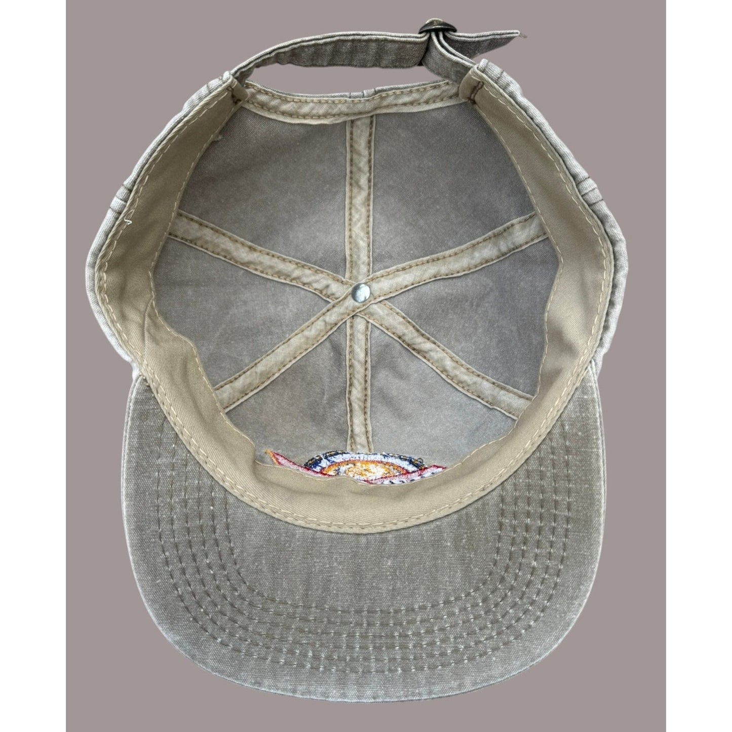 Vintage Bud Gear Strapback Hat Beer Promo Distressed Cap