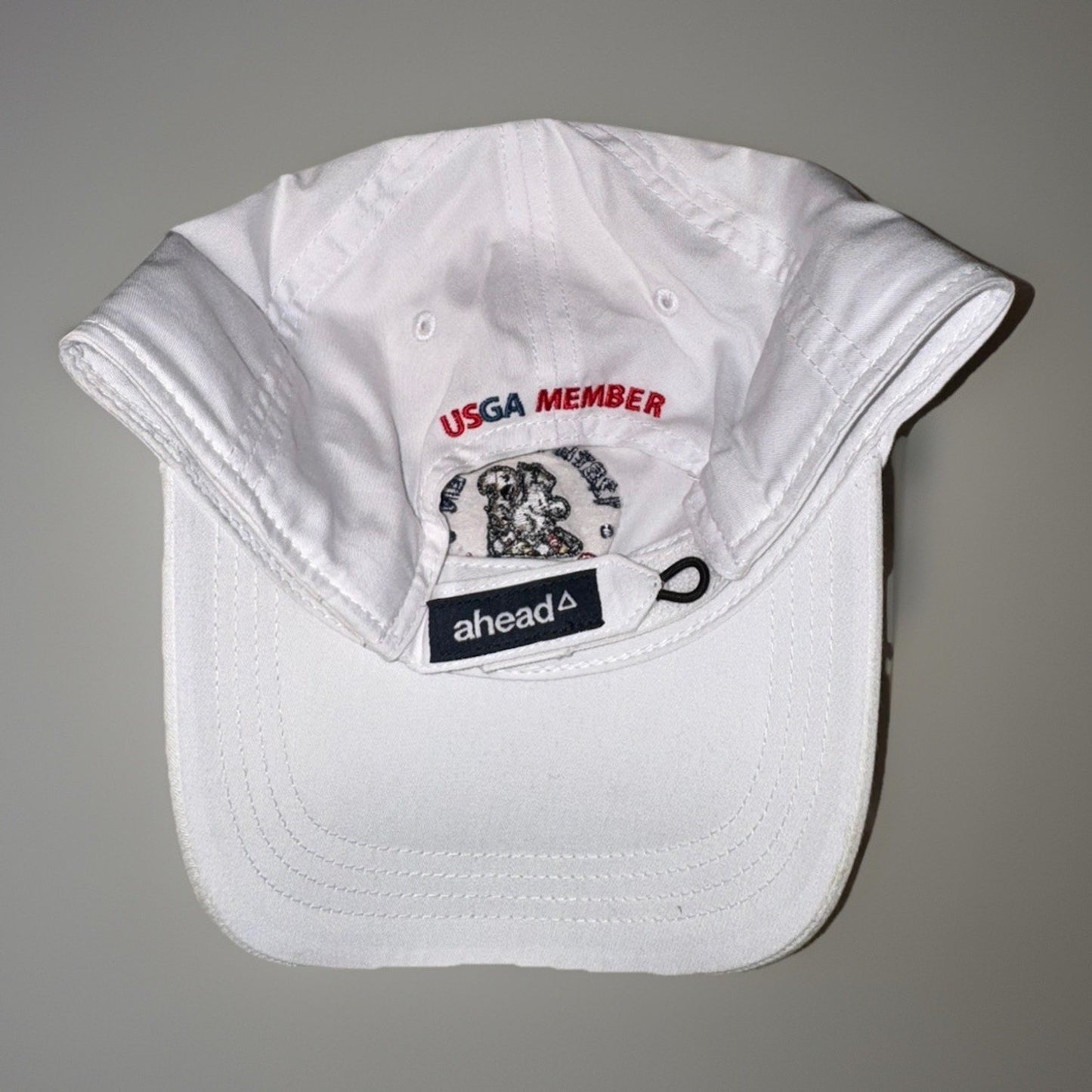 125th U.S. Open Oakmont Golf Hat White Adjustable Cap