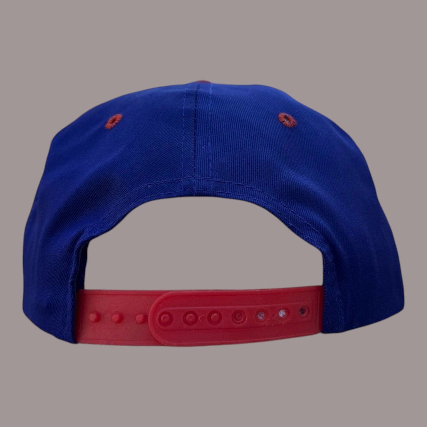 Vintage Phoenix Suns Snapback Hat NBA Deadstock NWT 90s Style Logo Cap Blue Red