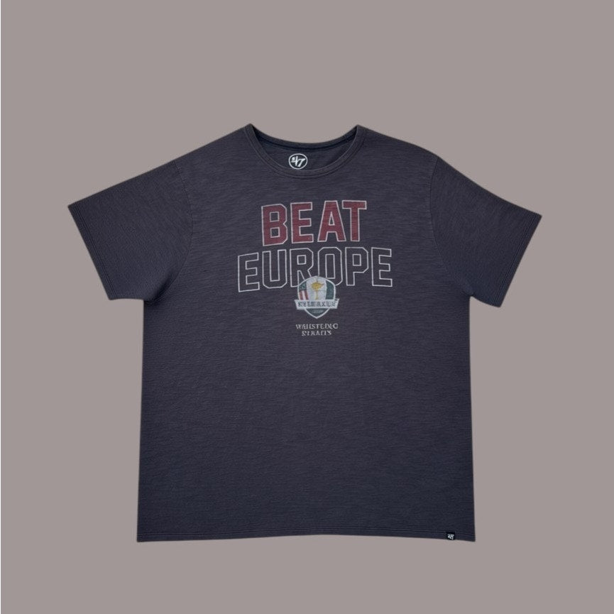 Ryder Cup 2020 “Beat Europe” T-Shirt Whistling Straits ‘47 Brand Gray XXL