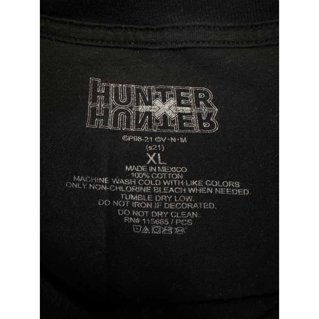Hunter X Hunter Killua Graphic T Shirt Mens XL Black Anime Tee