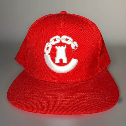 Cleveland Cavaliers Snapback Hat Red NBA Crooks & Castles Adjustable Cap