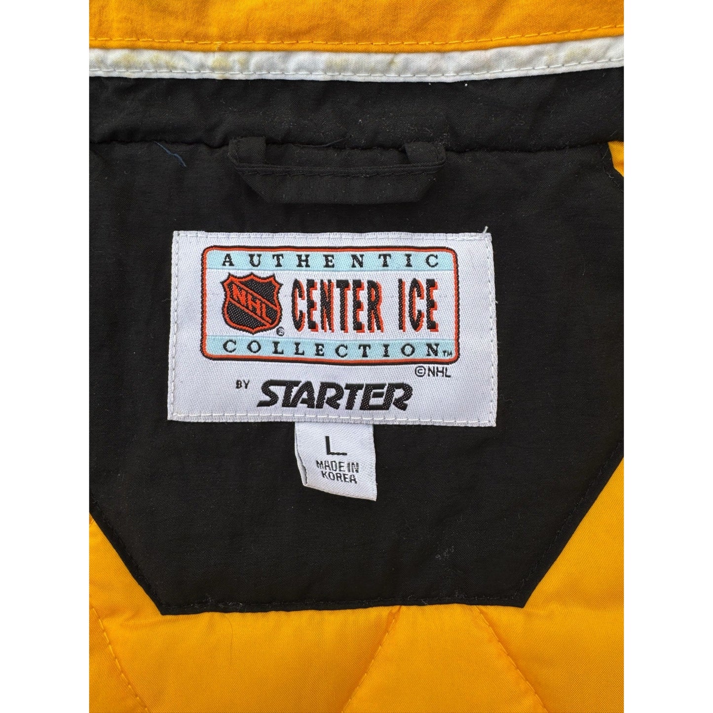 Vintage Starter Pittsburgh Penguins Jacket NHL Center Ice Large