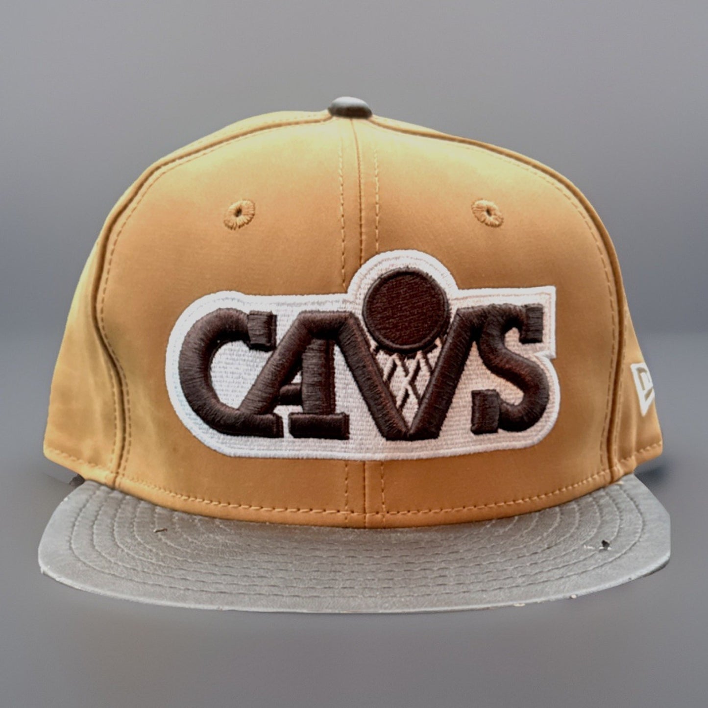 New Era 9FIFTY Cleveland Cavaliers Snapback Hat NBA Cavs Brown Cap
