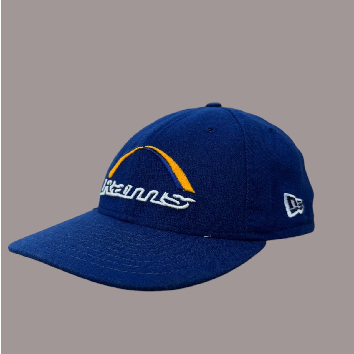 Vintage LA Rams New Era Snapback Hat Made USA NFL Script Logo Cap