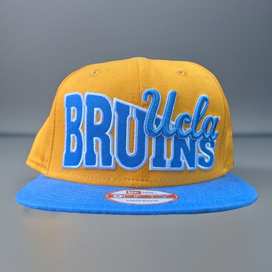 UCLA Bruins New Era 9FIFTY Snapback Hat NCAA Blue Gold Adjustable Cap