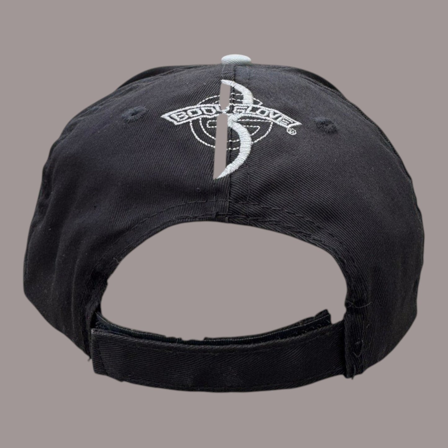 Vintage Body Glove Strapback Hat Black Embroidered Logo Cap