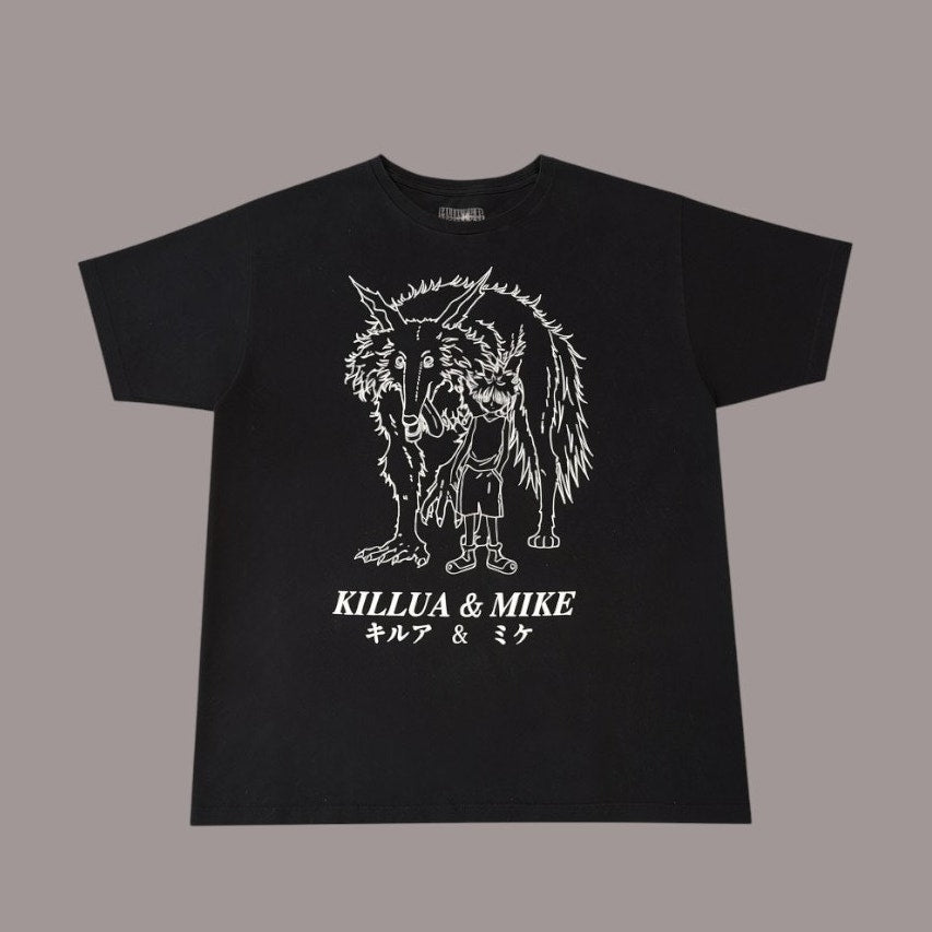 Hunter X Hunter Killua Graphic T Shirt Mens XL Black Anime Tee