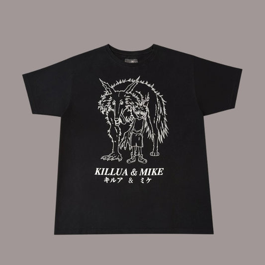 Hunter X Hunter Killua Graphic T Shirt Mens XL Black Anime Tee