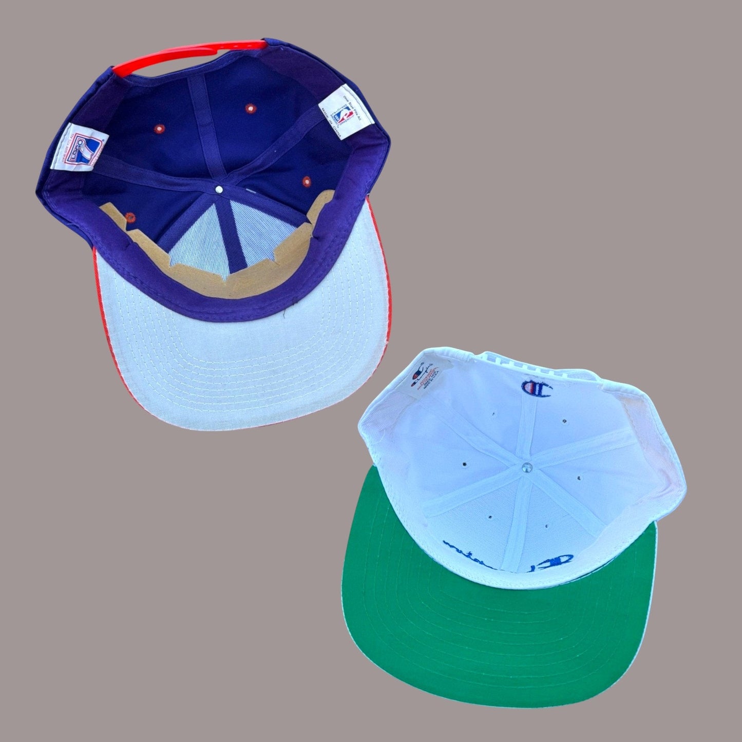 Vintage Snapback Hat Bundle Suns Champion Streetwear Caps Lot of 2