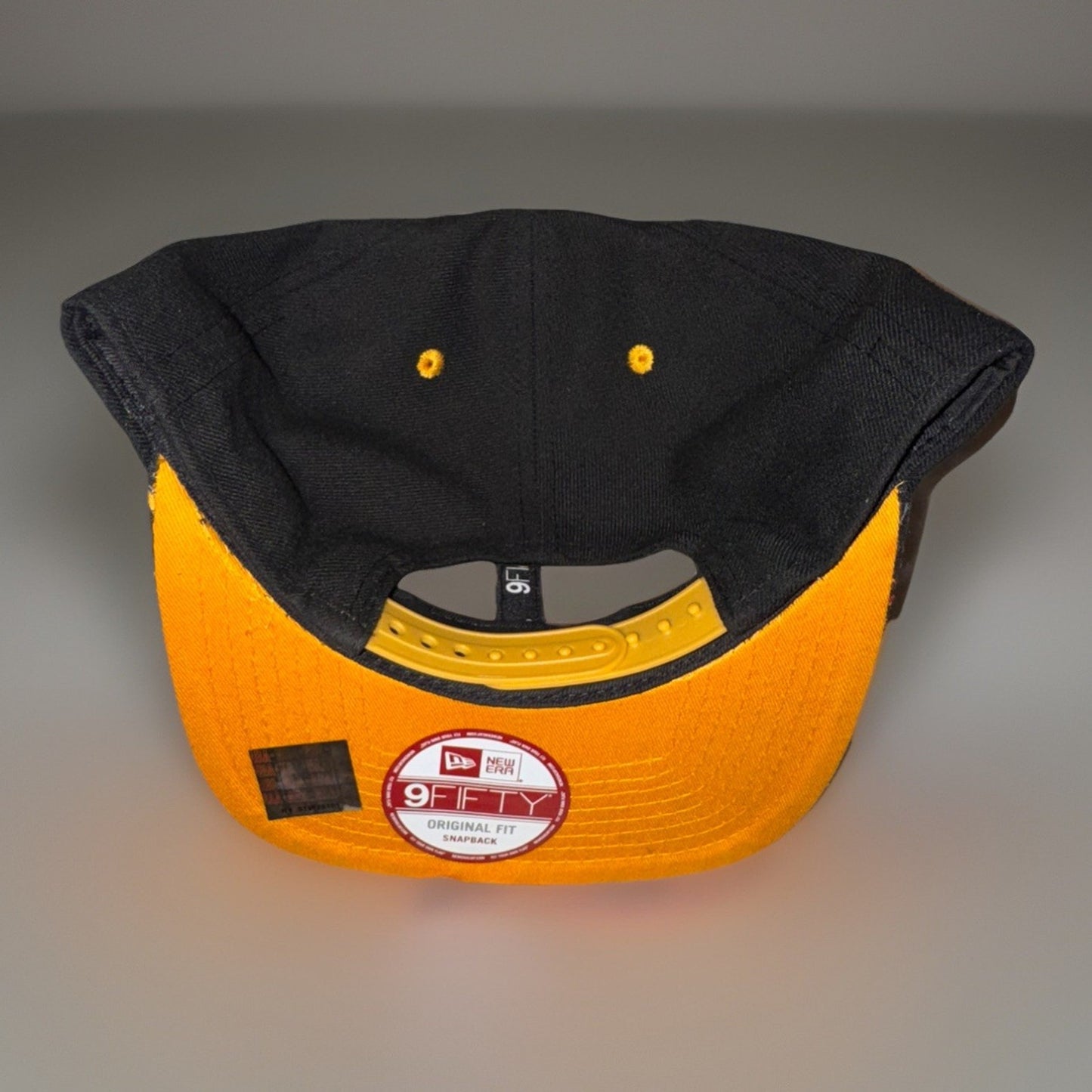 Cleveland Cavaliers NewEra 9Fifty Snapback Hat NBA Basketball Black Red and Gold