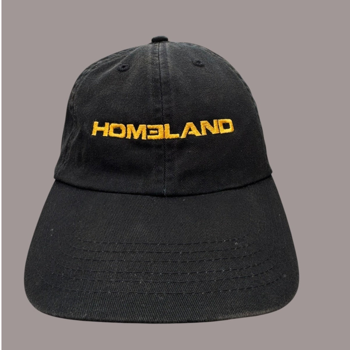 Homeland Showtime Strapback Hat Black Yellow Logo Dad Cap TV Show