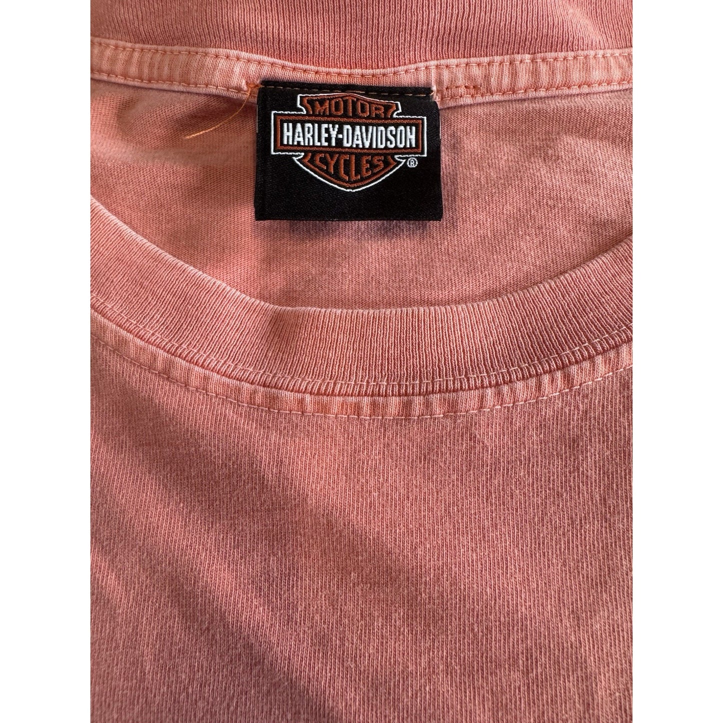 Harley Davidson Roatan Honduras Dealer T Shirt Skull Wings Graphic Pink Mens M