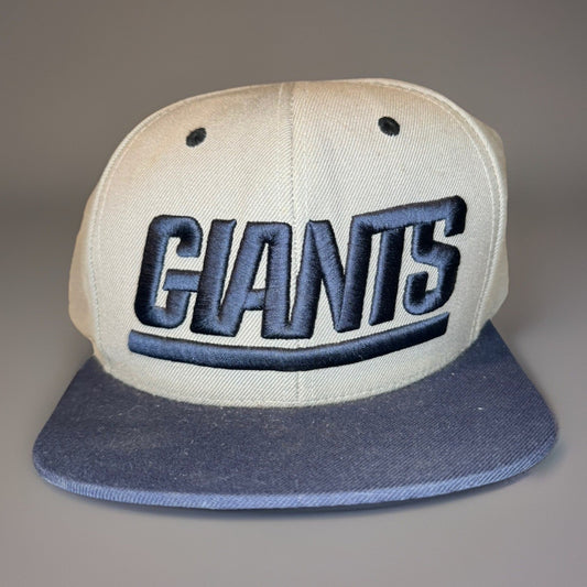 New York Giants New Era Hat NFL Football Cap Black Adjustable Cap Gray/Navy