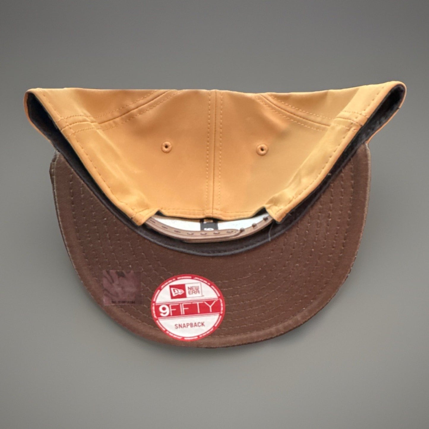 New Era 9FIFTY Cleveland Cavaliers Snapback Hat NBA Cavs Brown Cap