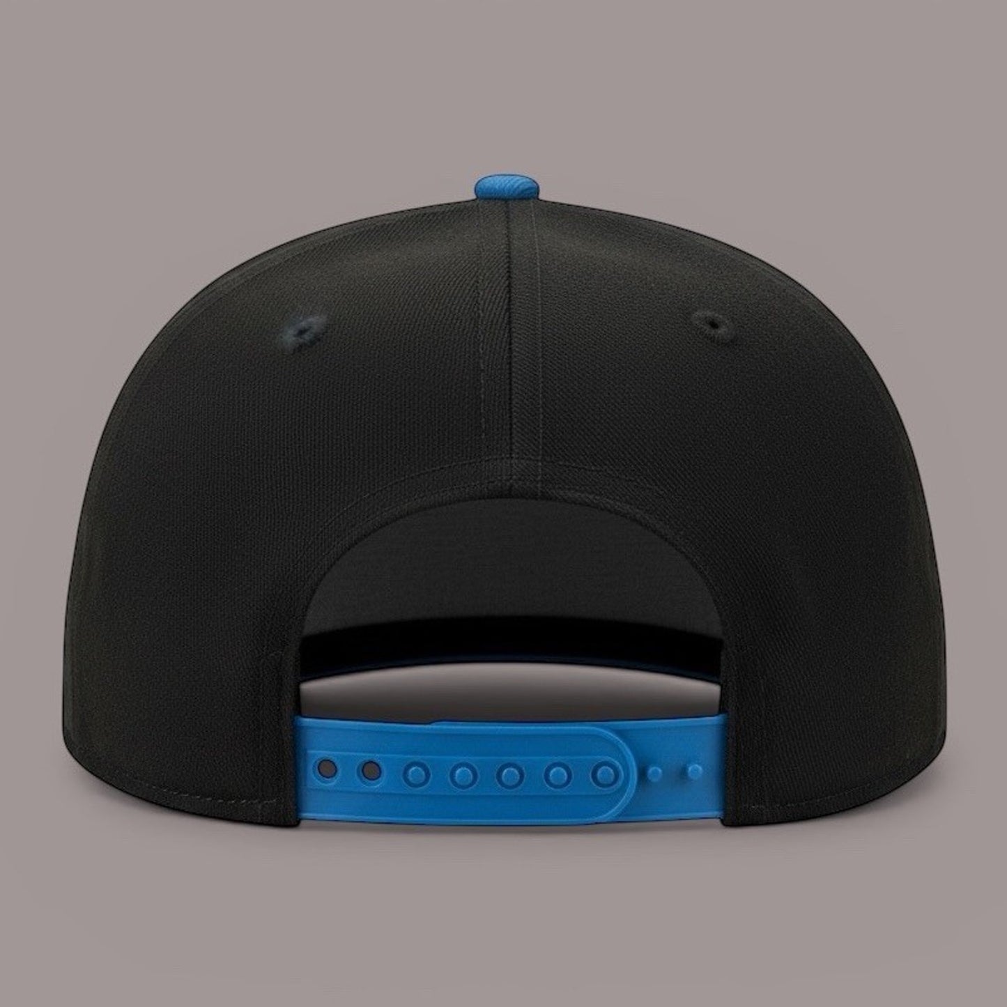 Detroit Lions New Era 9FIFTY Snapback Hat NFL Black Blue Big Logo Cap