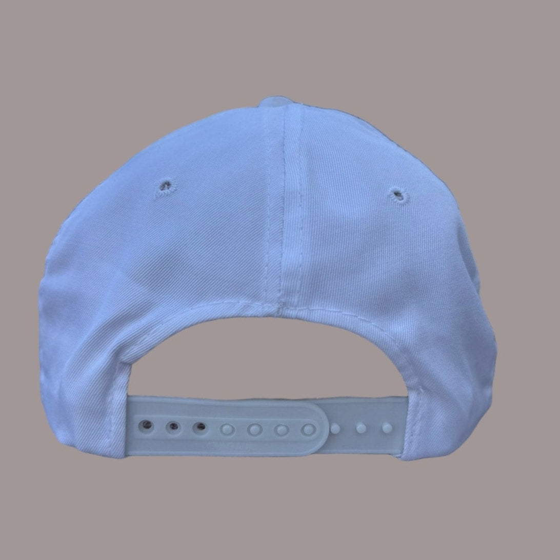 Vintage San Diego Trader Jack Snapback Hat White Twill Cap