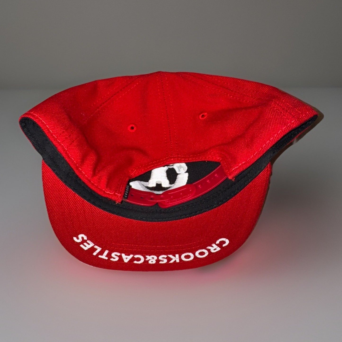 Cleveland Cavaliers Snapback Hat Red NBA Crooks & Castles Adjustable Cap