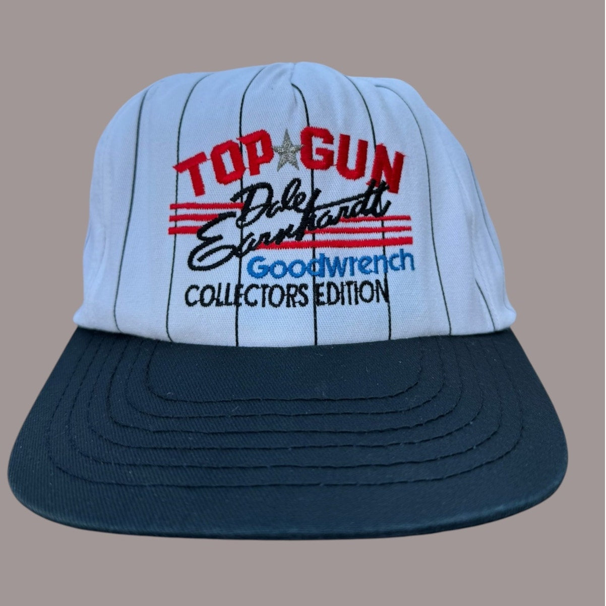 Vintage Dale Earnhardt Top Gun Goodwrench Snapback Hat NASCAR
