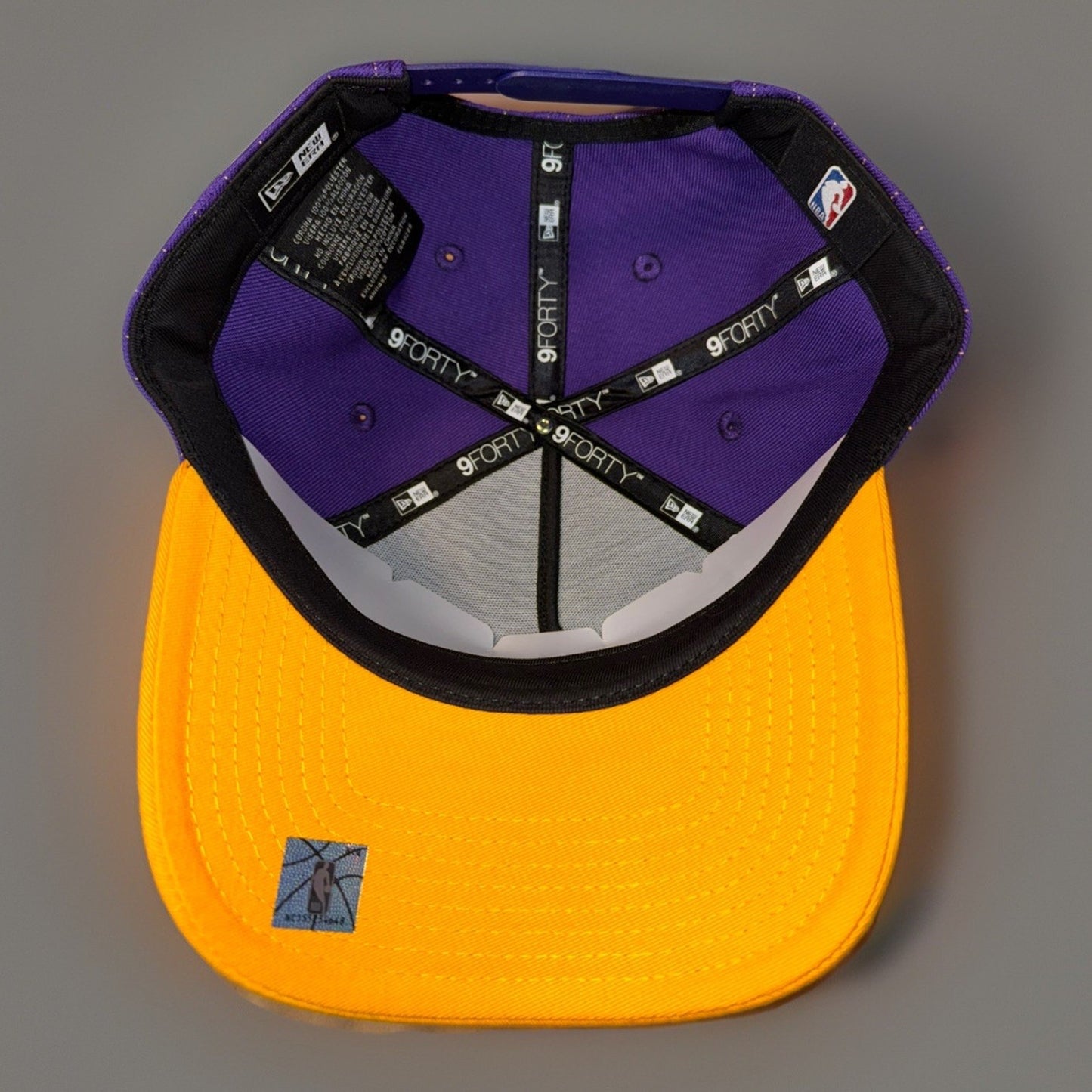 Los Angeles Lakers NewEra 9Fifty Snapback Hat NBA Basketball Purple and Gold