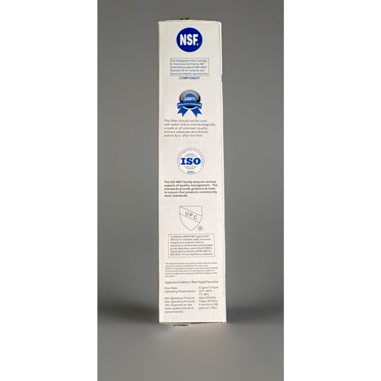 Refrigerator Water Filter (1-Pack) Certified Replacement LG Fridge & Kenmore