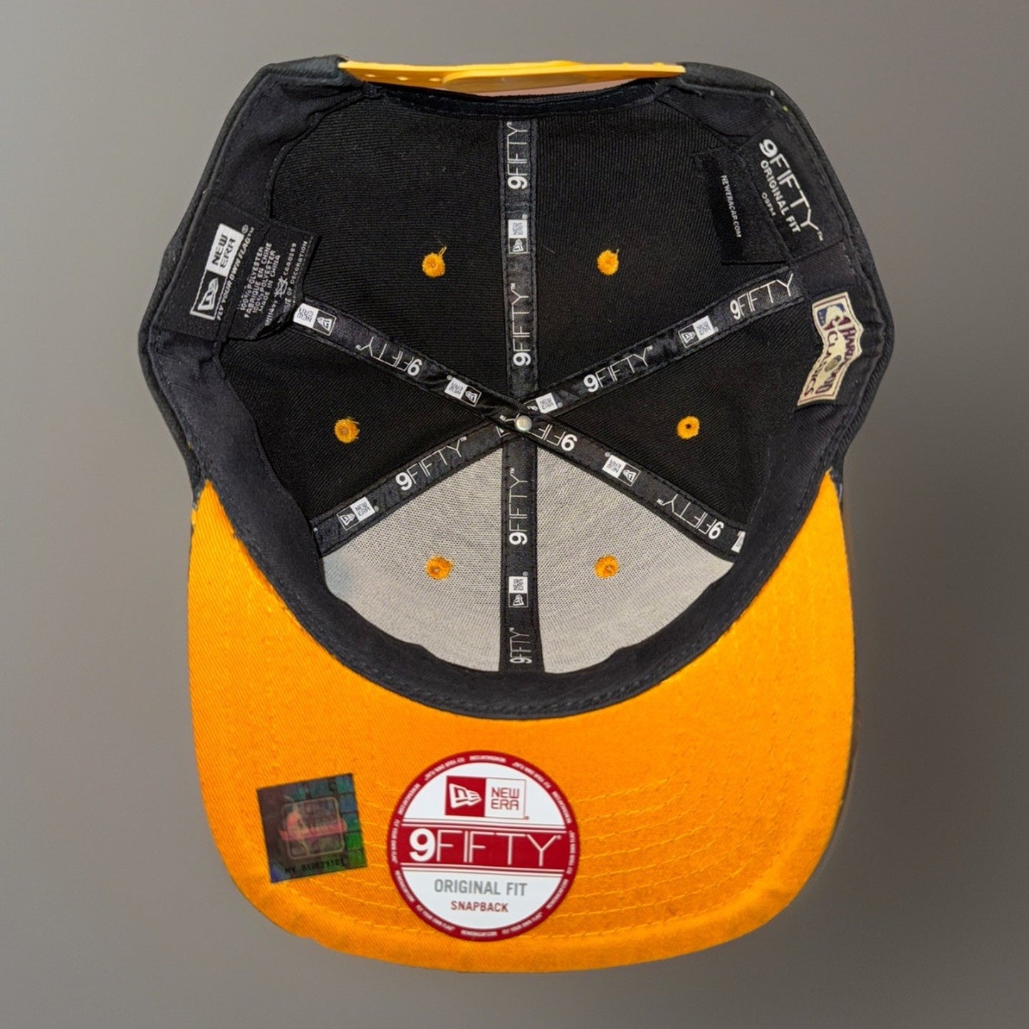 Cleveland Cavaliers NewEra 9Fifty Snapback Hat NBA Basketball Black Red and Gold