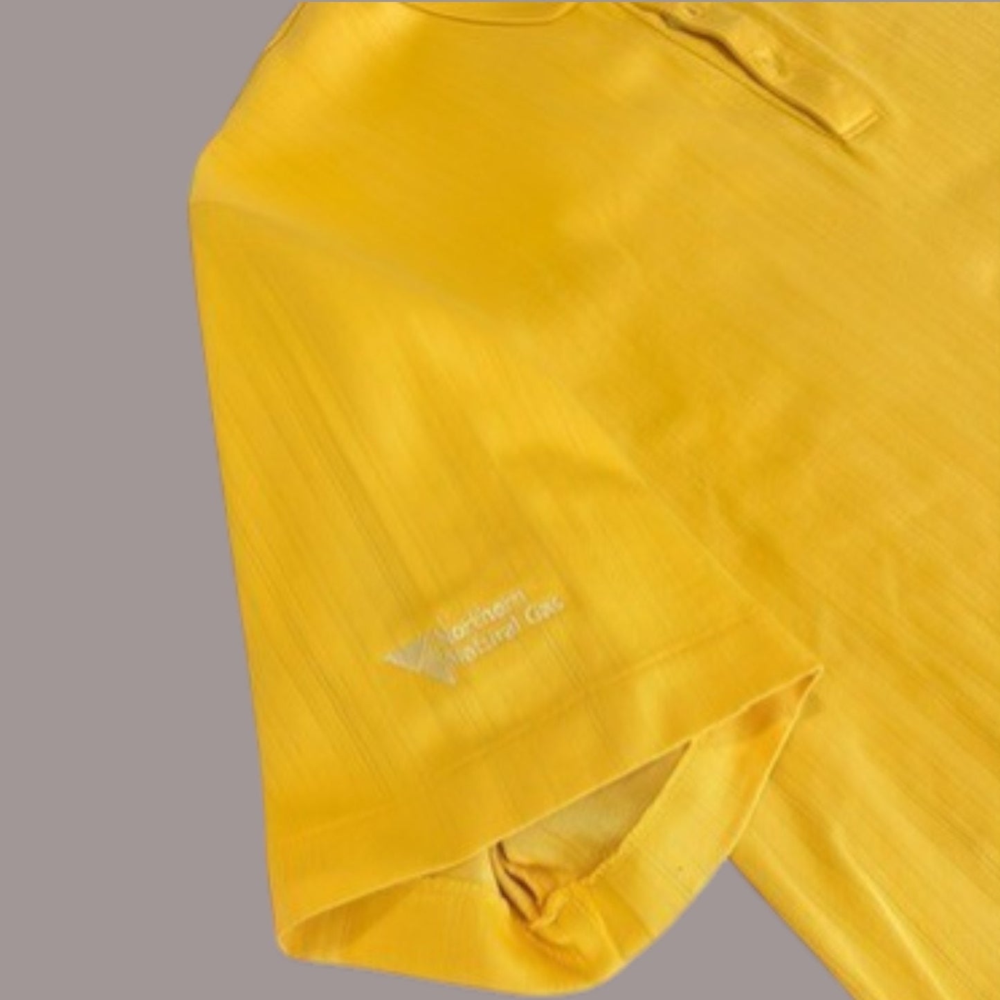 Nike Tiger Woods Polo Shirt Mens XL Yellow Dri Fit Golf Short Sleeve