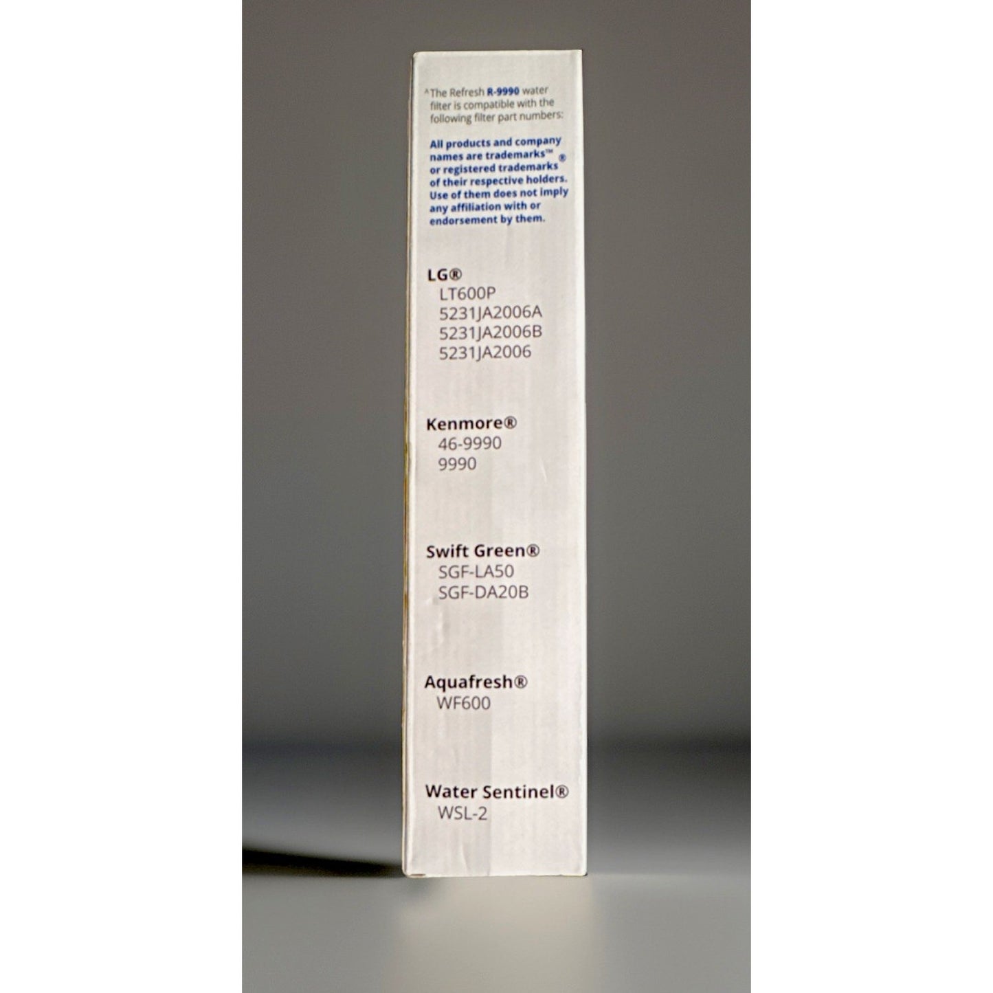 Refrigerator Water Filter (1-Pack) Certified Replacement LG Fridge & Kenmore