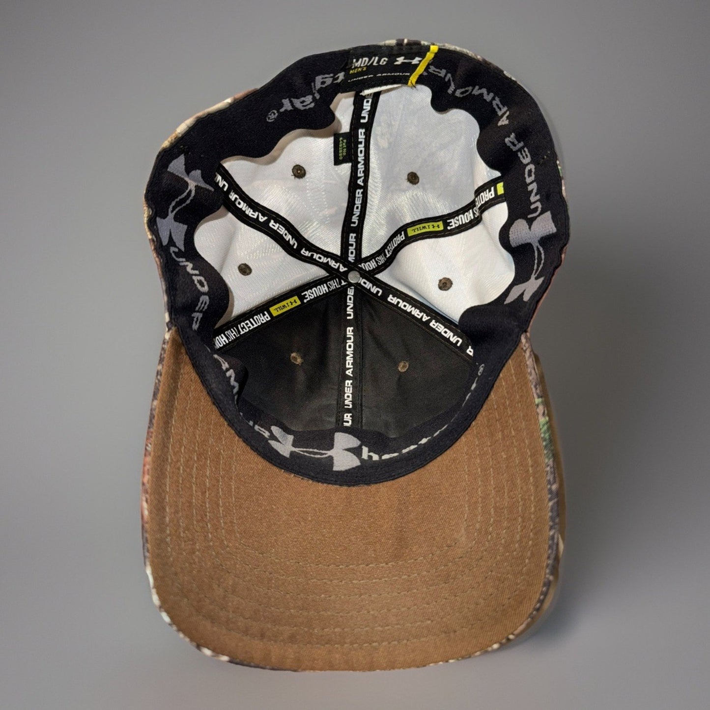 Michigan State Spartans Camo Under Armour Hat Realtree Flex Fit Cap