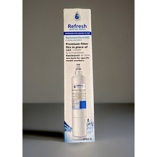 Refrigerator Water Filter (1-Pack) Certified Replacement LG Fridge & Kenmore