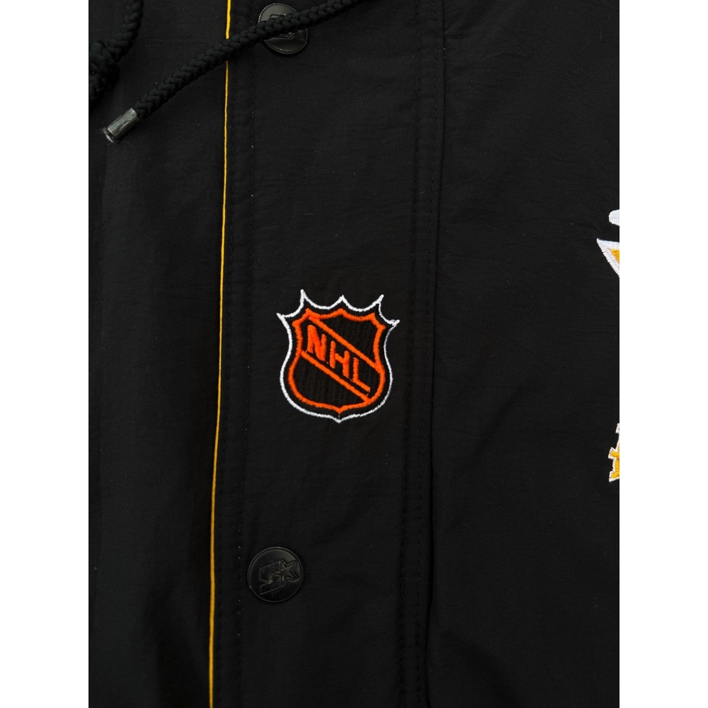 Vintage Starter Pittsburgh Penguins Jacket NHL Center Ice Large