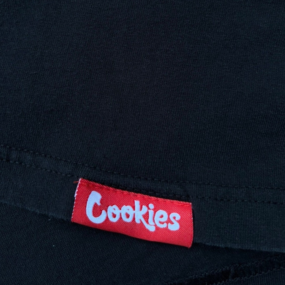 Cookies Mexican Flag Logo T-Shirt Black Size Large Streetwear Tee